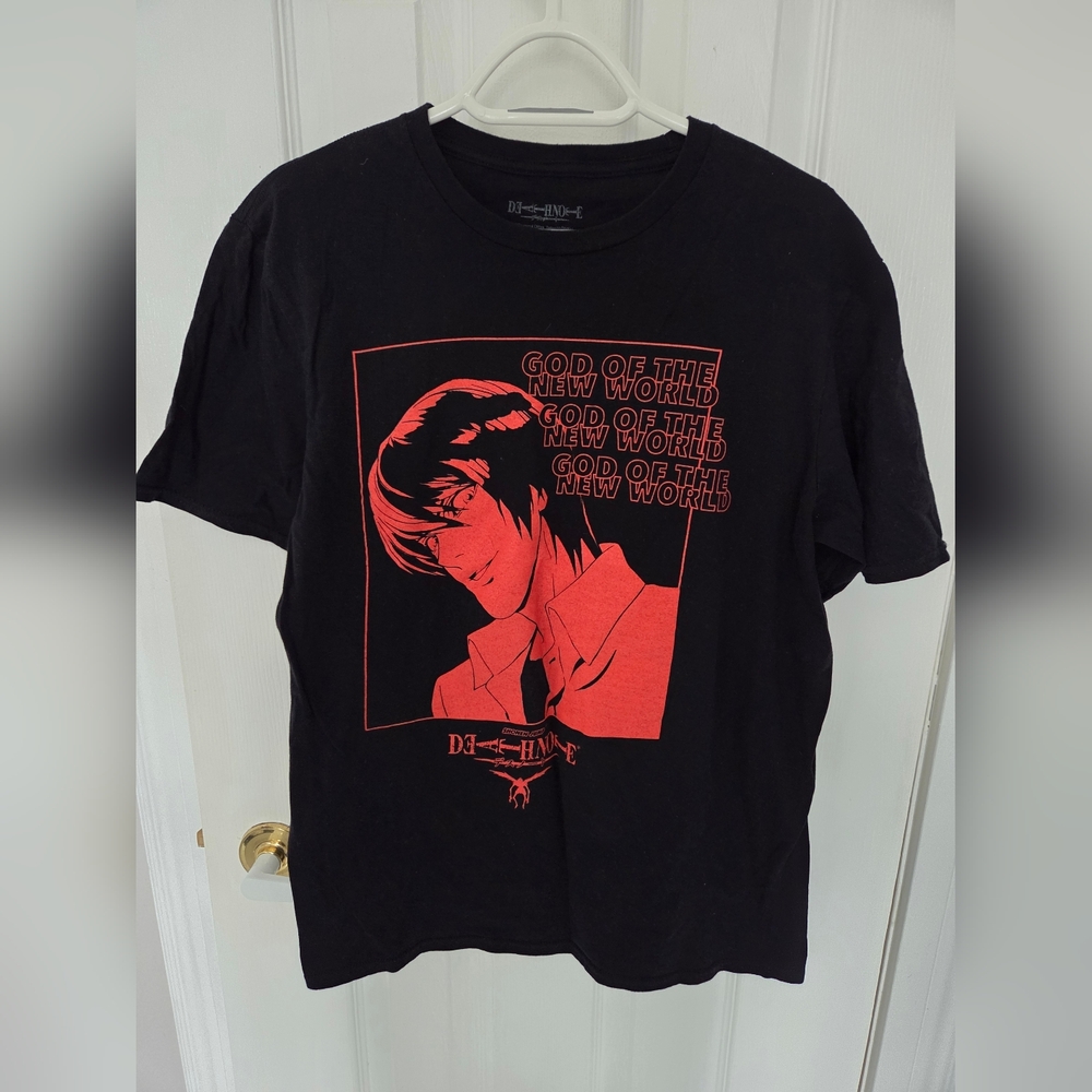 Viz Media Death Note God of the new World Light Tshirt Black Unisex Medium